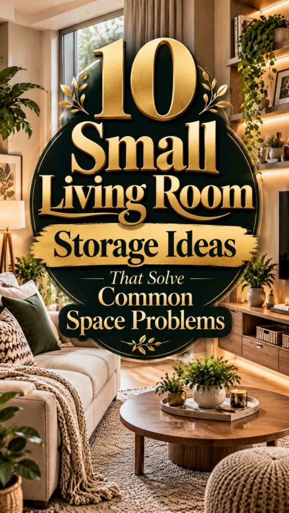 Small Living Room Storage Ideas That Save Space and Reduce Clutter