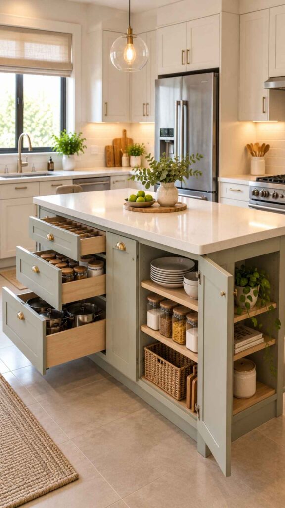 Turn the Island Into a Compact Storage Center