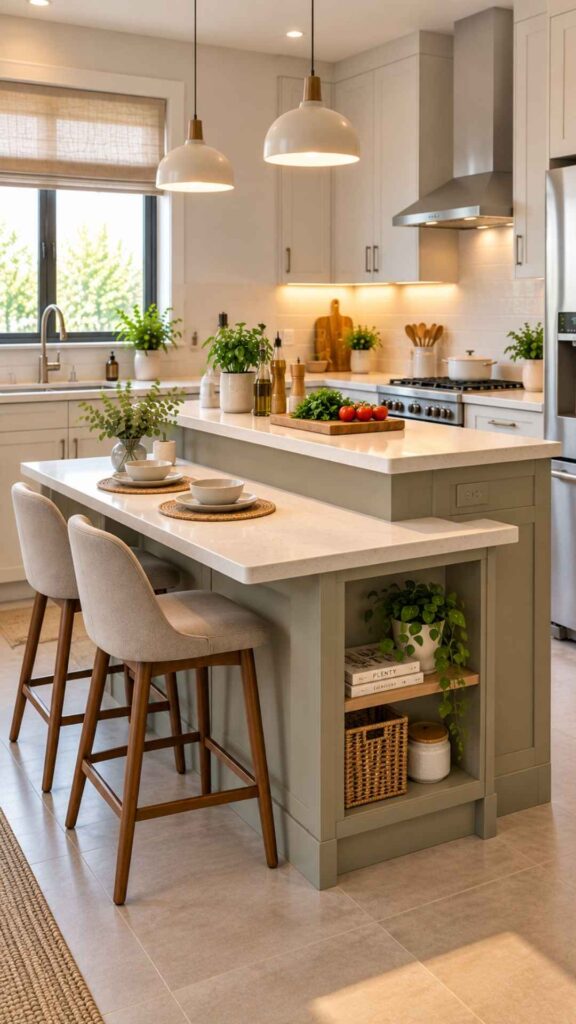 Use a Two-Level Island for Two Functions