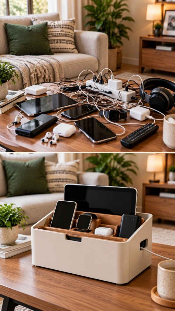 Use a Charging Station to Control Electronics Clutter