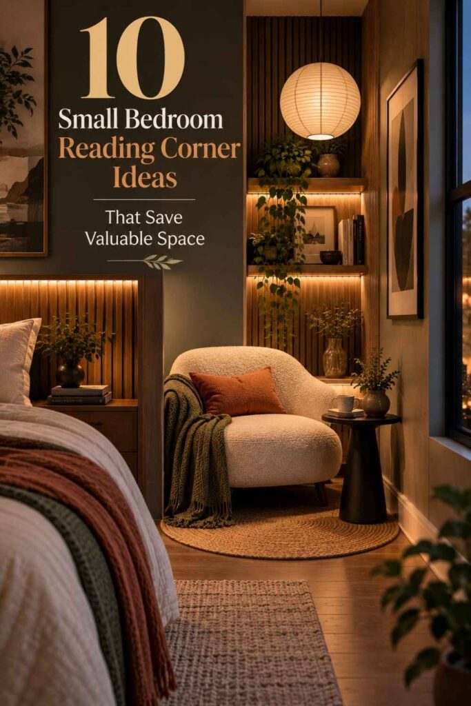 10 Reading Corner Ideas for Small Bedrooms That Save Space