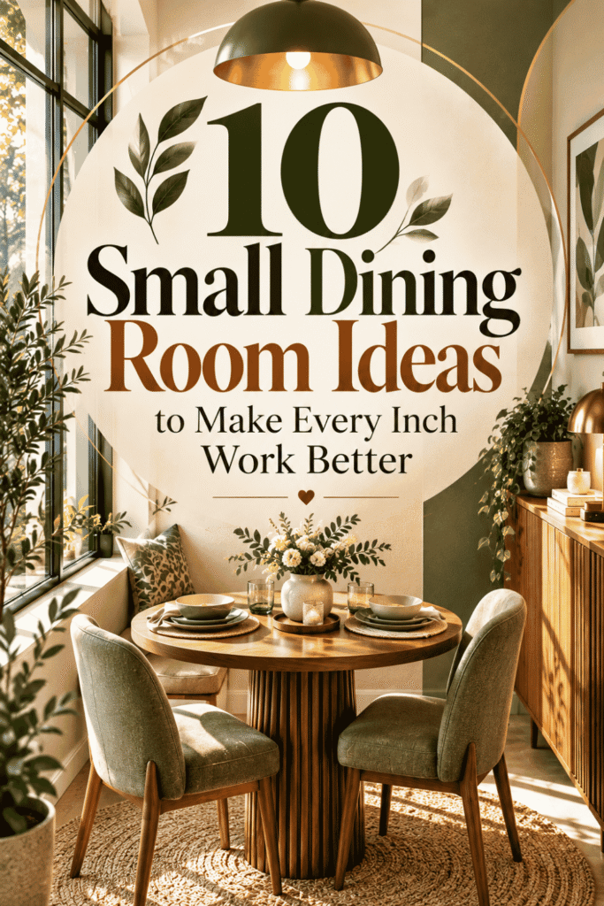 Small Dining Room Ideas and Solutions for Real-Life Homes
